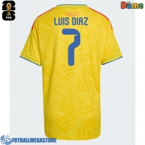 Fotballdrakt Dame Colombia Luis Diaz #7 Hjemmedrakt VM 2026 Kortermet